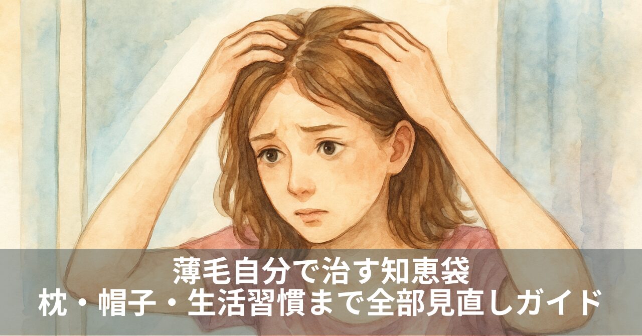 薄毛自分で治す知恵袋｜枕・帽子・生活習慣まで全部見直しガイド